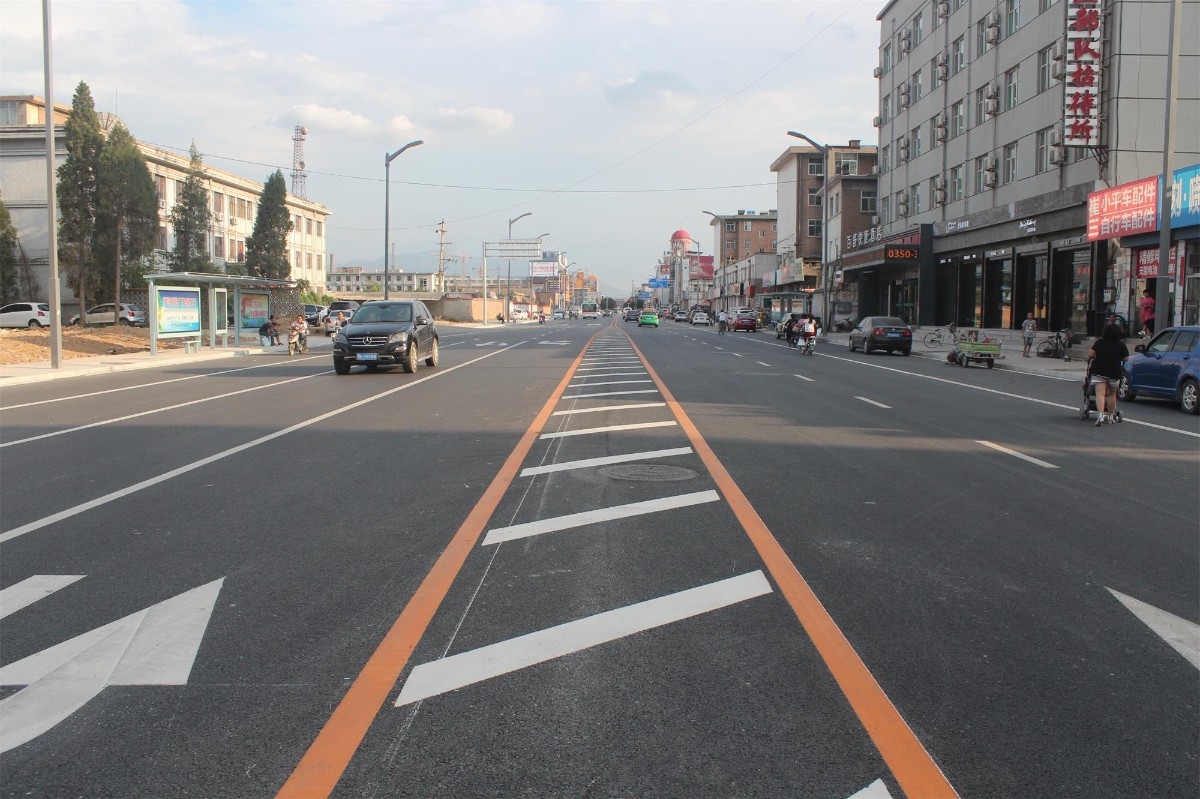 忻州市2015年新建改造道路（2015年8月）