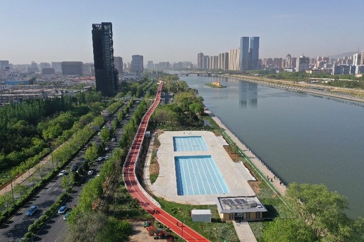 太原市滨河自行车道（2021年5月1日）